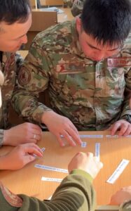 Көкіұлы Есет батыр атындағы 20982 әскери бөлімінде мемлекеттік тіл курсының қатысушыларымен «Сөздік домино» атты көңілді зияткерлік жарыс ұйымдастырылды.